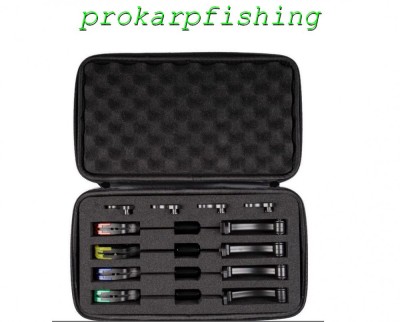 SET 4 SWINGERE pescuit MKM 4 cu penar 4 culori foto