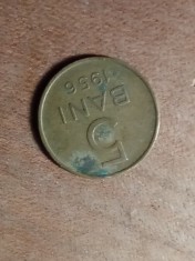 5 bani 1956 foto