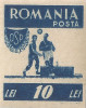 *Romania, LP 199/1946, OSP, nedantelat, eroare 3, MNH, Nestampilat