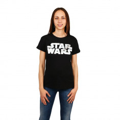 Tricou dama Star Wars negru foto