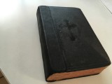 BIBLIA CORNILESCU INTERBELICA COPERTI ORIGINALE/COTOR REFACUT CU 4 HARTI COLOR