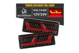 Cumpara ieftin Set lampi LED 12V-24V cu semnalizare dinamica Neon efect dimensiuni 32x13cm