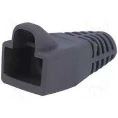 Capac mufa RJ45 protectie negru Well