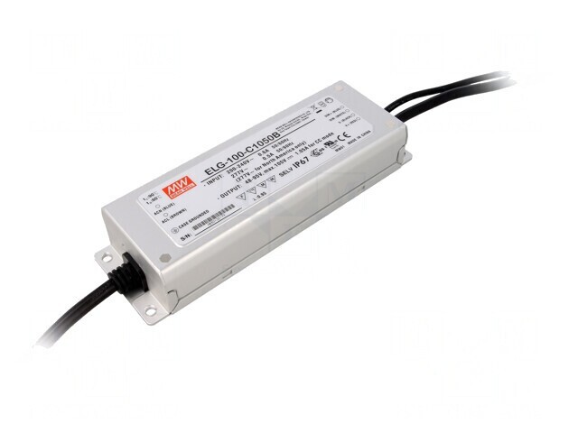 Alimentator LED 100W 48-95VDC 1050mA 180-295VAC