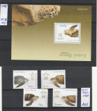 Guinea Bissau 2001-Fauna,Reptile,Testoase,Colita si serie,MNH,Mi.Bl.350,1702-05