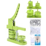 Cumpara ieftin Set Presa Insigne Verde 58 mm + kit complet 100 insigne 58 mm + carte magica