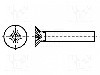 Surub M5, otel, 12mm, cap ingropat, BOSSARD, 1156845