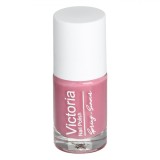 Lac Unghii Roz Bubblegum, Lucios, Long Lasting, 6ml - Victoria, Oja Profesionala, Culoare Vibranta, Aplicare Usoara, Stralucire Unghii