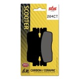 SBS - Plăcuțe de fr&acirc;nă 204CT pentru scuter (Carbon/Ceramic)