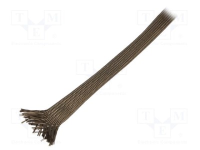 Manșon electroizolant fibră de bazalt kaki FAVIER 10m 260-560&amp;deg;C foto