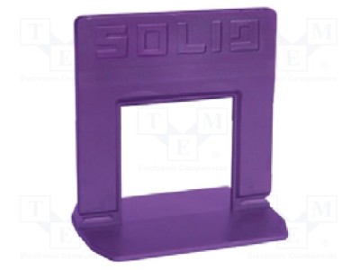 Clip 3mm pentru sistemul de nivelare a plăcilor SOLID TOOLS - 100 bucăți foto