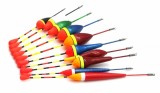 Set 10 flotoare pentru pescuit, 0,8 - 4,5 g, AVX-AG103A AVX-AG103A