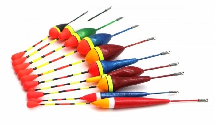 Set 10 flotoare pentru pescuit, 0,8 - 4,5 g, AVX-AG103A AVX-AG103A
