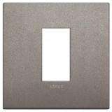 Rama Ornament 1M pentru doza de 2M metal Vimar Arke titan mat 19641.04
