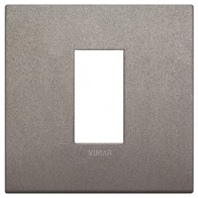Rama Ornament 1M pentru doza de 2M metal Vimar Arke titan mat 19641.04 foto