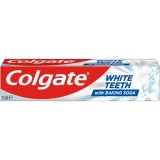 Pasta de Dinti, Colgate, White Teeth, Efect de Albirea Dintilor, cu Bicarbonat de Sodiu, 75ml