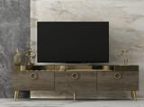 Cumpara ieftin Comodă TV Safar, Nuc