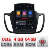 Navigatie Ford Kuga 2013-2020 tip tesla radio gps internet Qualcomm 8X 8+128 360 4G carplay android auto kit-tesla-362+ULTRA-9.7-8+128 CarStore Techno