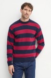 United Colors of Benetton pulover de l&acirc;nă bărbați, culoarea bleumarin, light, 18AYK107Y