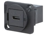 Adaptor USB C soclu din ambele părţi - plastic