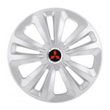 Cumpara ieftin Set 4 Capace Roti Autohelix MSA&reg;, potrivite jantelor de R16, pentru Mitsubishi, model terra cromat