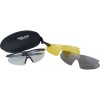 Ochelari Tir Sportiv Jack Pyke PRO-SPORT GP: 4 Lentile Interschimbabile, UV400, Carcasa, Transparent/Galben/Fumuriu/Rosu