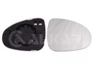 Geam oglinda exterioara VW Touareg (7p5) 04.2010-07.2014/06.2014-06.2018; dreapta, crom, incalzita, asferica, 7P6857522C, 7P6-857-522-C foto