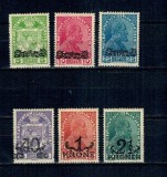 Liechtenstein 1920 - Uzuale, stema, Printul Johann II, supratipar, serie neștampilata cu șarniere
