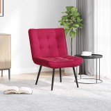 vidaXL Scaun de relaxare Vin Roșu 64x74x84 cm catifea 4012321