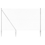 VidaXL Set de St&acirc;lpi de Gard Argintiu 10 x 1.5 m Oțel Galvanizat