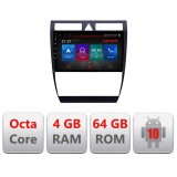 Navigatie Audi A6 E-102 Octa Core cu Android Radio Bluetooth Internet GPS WIFI DSP 4+64GB 4G RESIGILAT CarStore Technology