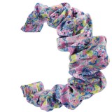 Curea textila elastica, compatibila Samsung Galaxy Watch6 Classic 43mm, telescoape Quick Release, Scrunchies 15