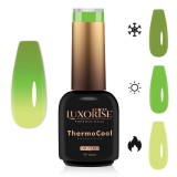 Cumpara ieftin Oja Semipermanenta Termica 3 Culori LUXORISE ThermoCool - Citrus Cooler 10ml