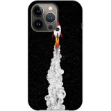Husa compatibila cu Apple iPhone 14 Pro model Space invaders, Silicon, TPU, Viceversa, Transparent, Carcasa