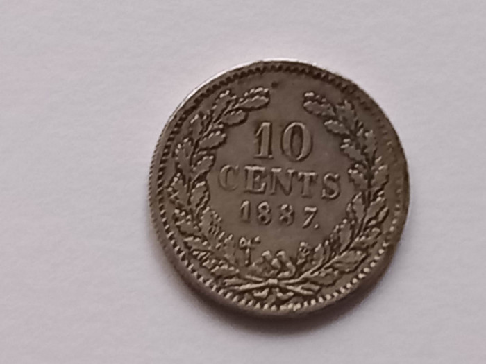 Olanda , 10 Cents 1887