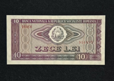 Bancnota 10 Lei 1966 foto