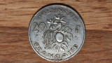 Polinezia / Polinesia Franceza -exotica- 20 franci / francs 1969 rara! superba!, Australia si Oceania
