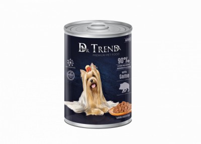 Dr. Trend Conserva pentru caini adulti, cu vanat in sos 10x400g foto