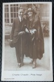 Carte Postala, Charlie Chaplin actor btitanic de comedie in perioada filmului mut si Pola Negri 1889-1977 si Pola Negri actriță americană din era fil