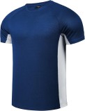 Cumpara ieftin Tricou pentru inot cu maneca scurta LETAOTAO, protectie solara UPF 50+, albastru, 7XL - OUTLET