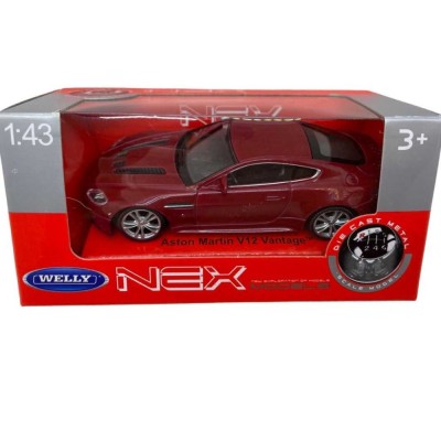 Macheta Aston Martin v12 vantage, rosu 1/43 foto