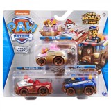 PATRULA CATELUSILOR SET 3 MASINUTE METALICE SCARA 1:55 SuperHeroes ToysZone