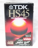 Caseta video VHS-C TDK HS 45 45 min - sigilata