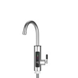 Cumpara ieftin Robinet de bucatarie vertical CLASStitude constructie robusta, LCD, 3000W, IPX4 protectie impotriva stropirii cu apa, 30~60&deg;C, 220V, Silver