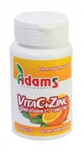 Vitamina C + Zinc Adams Vision 30tbl Cod: adam00296 foto