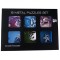 Set puzzle Brain Twister 6 jocuri din Metal, pentru copii si adolescenti, Animale marine, 375CUB