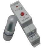 Fotoreleu intrerupator crepuscular cu senzor 16A 230V IP20 montaj pe sina 5-100 lux, Omu System
