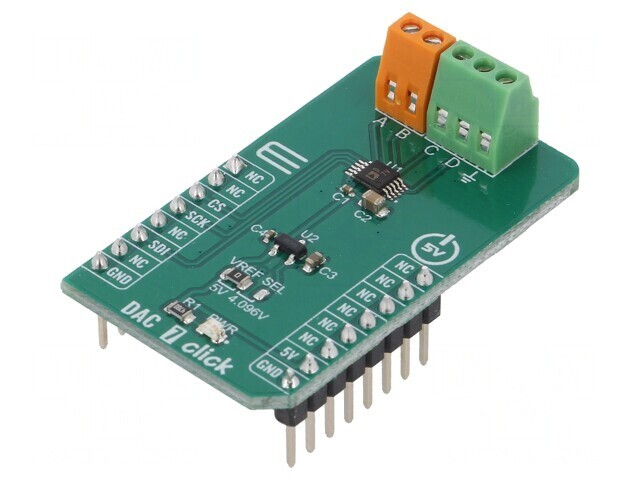Convertor D/A SPI AD5624R 5VDC Placă Prototip