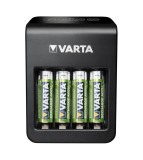 &Icirc;ncărcător Ni-MH VARTA LCD PLUG PLUS 57687 + 4 x R6 / AA 2100 mAh
