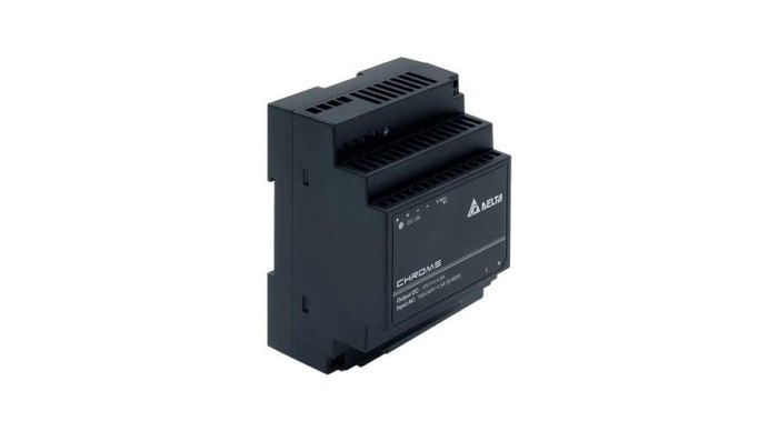 Sursă de alimentare DELTA DRC-12V60W1AZ, șină DIN Delta 12V/4.5A, CROM, , 2 bucăți